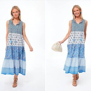Tuckernuck Bahama Blue Salty Paloma Caftan Dress